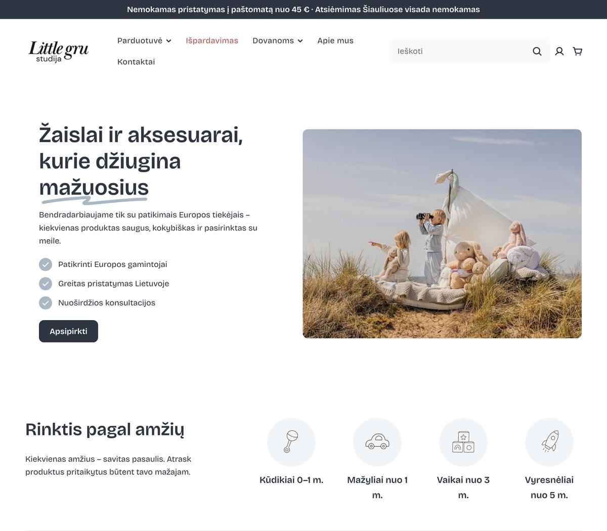 Little Gru studija storefront